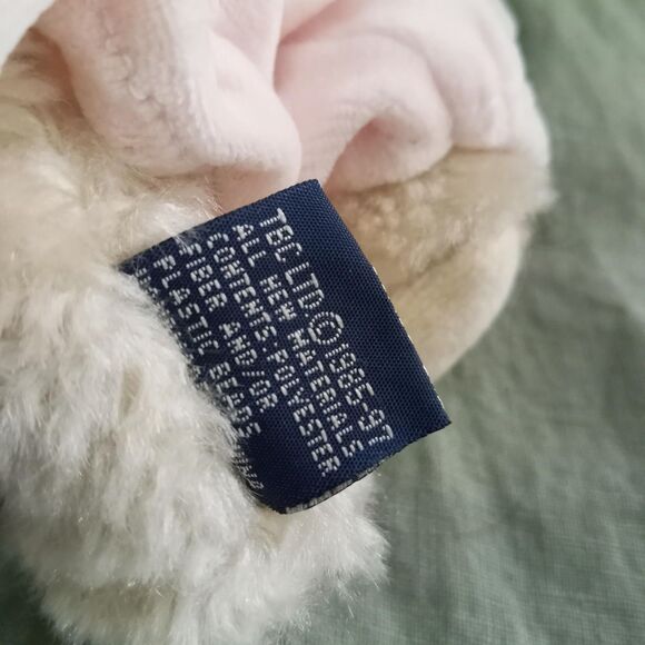 Boyds Bears White Lamb Pink Velvet Overalls 8" Elspethe Ewe Plush Stuffed NWT - Picture 5 of 8